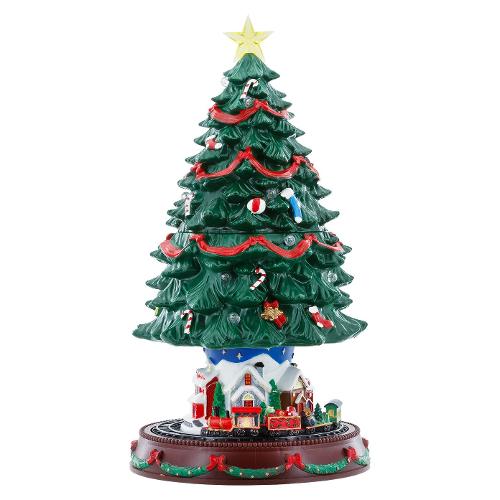 Albero con movimento, luci e musica (23x45cm) UP AND DOWN 82748