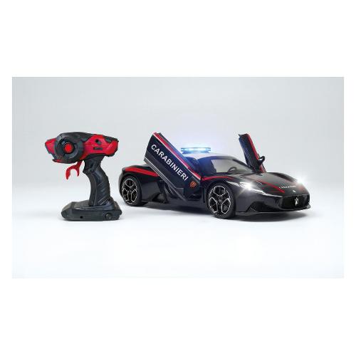 Radiocomando Auto Maserati MC20 2,4 GHz porte apribili scala 1:16 (30cm) CARABINIERI Blu 2477