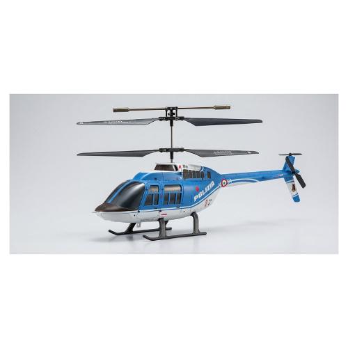 Elicottero radiocomandato (30cm) POLIZIA Blu e Bianco 0445