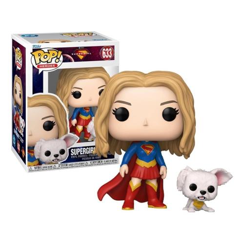 POP HEROES DC Supergirl with Puppy 633 90801