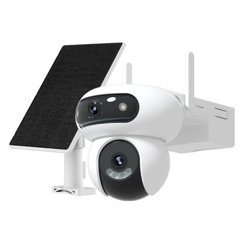 Videocamera sorveglianza HB90x Dual 4G Kit (Ricaricabile) White 2K 1440p QHD