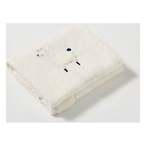 Coperta lettino Lama tessuto maglia 100% bamboo naturale (100x75cm) ABBRACCI Rosa 030 2400 001