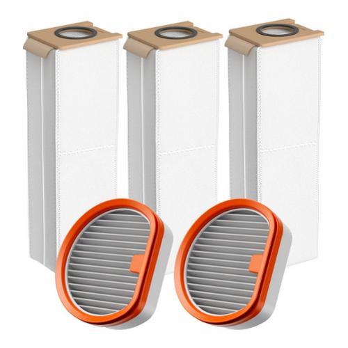 Sacchetto aspirapolvere (5pz) Set 3 Dust Bag + 2 HEPA Filter JX V500 007P