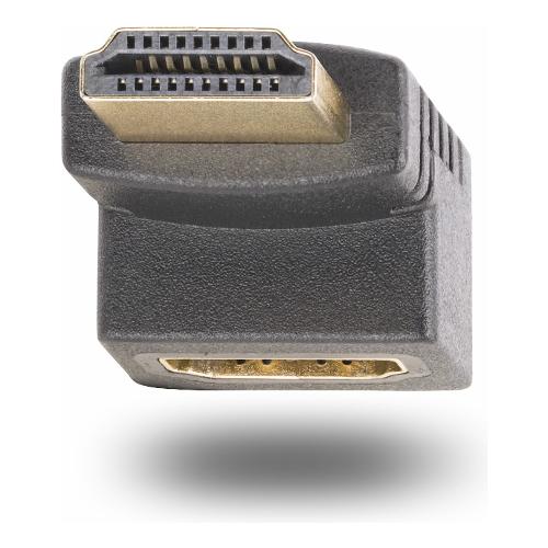 Adattatore video HDMI 2.0 con angolo retto Black HDMI2HDMIMFDN