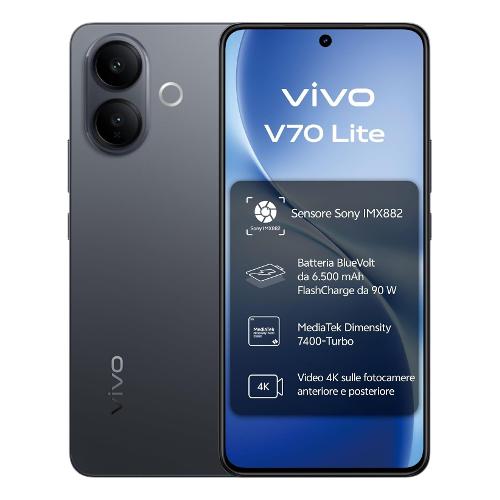Smartphone 6,77" V70 LITE 5G Black ( 256GB Ram 6GB Batteria 6500mAh )