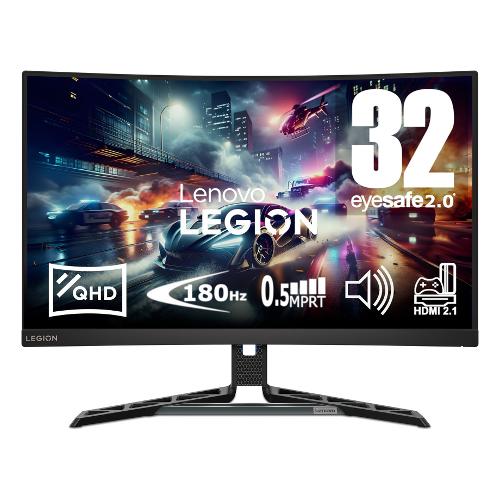 Monitor 31,5" ( LED 2560x1440 QHD 2K 180Hz ) LEGION R32qc 30 Curvo Raven black 67C8GAC1I5