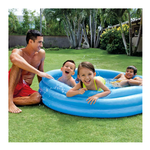 Piscina diamtero 147 con kit di riparazione e valvola di scarico a pavimento compresa. 