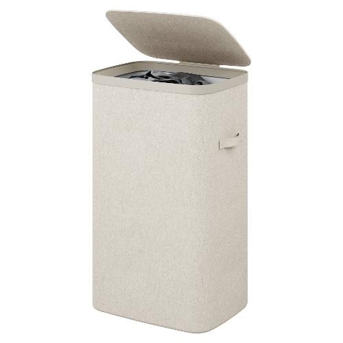 Porta biancheria plastica (60Lt) con sacco interno Grigio Art.19