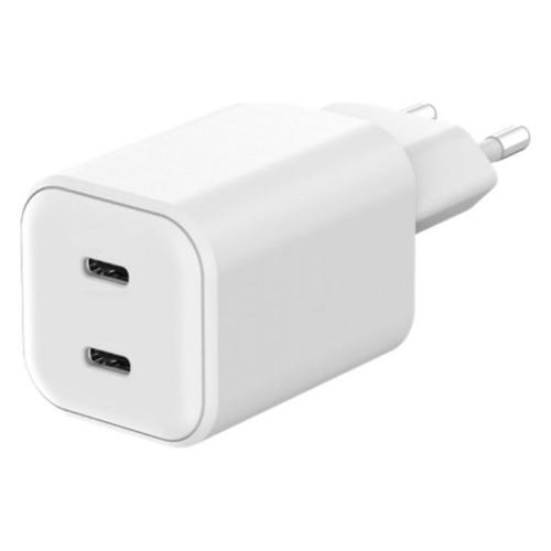 Caricabatterie USB Type-C 65W Dual Port GaN White MA GAN652 EU
