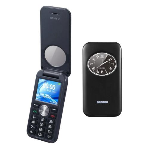 Cellulare 2G Gprs WINDOW 2 Black metal