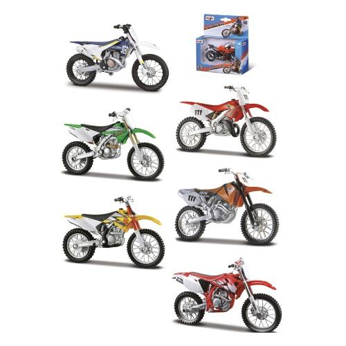 Moto Cross scala 1:18 Assortito 31300 06000