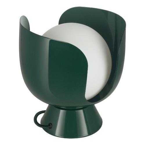 Lampada tavolo DECOR COROLLE TABLE CHALICE Green (1 luce - 10 W - E14) (20x21cm)