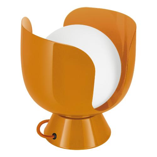 Lampada tavolo DECOR COROLLE TABLE CHALICE Orange (1 luce - 10 W - E14) (20x21cm)