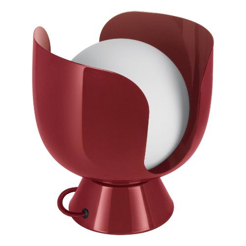Lampada tavolo DECOR COROLLE TABLE CHALICE Red (1 luce - 10 W - E14) (20x21cm)