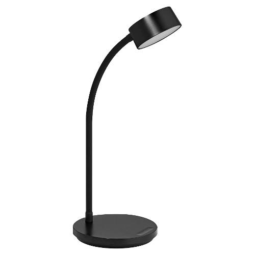 Lampada tavolo OFFICE LINE DESK CYLINDER Black (1 luce - 221 Lumen - 4,8 W - Bianco CCT) (13,5x18x31cm)