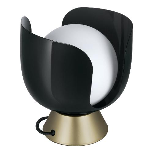 Lampada tavolo DECOR COROLLE TABLE CHALICE Black (1 luce - 10 W - E14) (20x21cm)