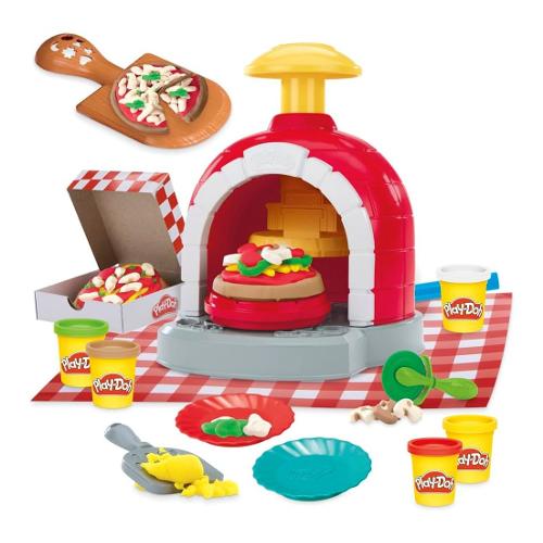 Pasta modellabile ( 5 vasetti 57 gr e accessori ) La Pizzeria Stampa e Inforna playset PLAY DOH G29215L0