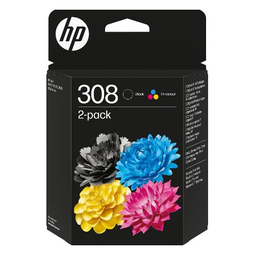 Set cartucce stampante Series 308 Nero/Ciano/Magenta/Giallo 2 Pack 6L6S6UE