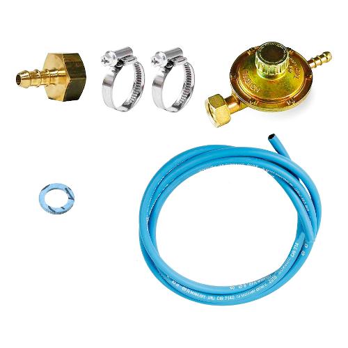 Kit tubo e regolatore pressione per piastre gas Plancia 55 Chef, Plancia 80 Chef, Plancia 80 Mix Chef 0206124