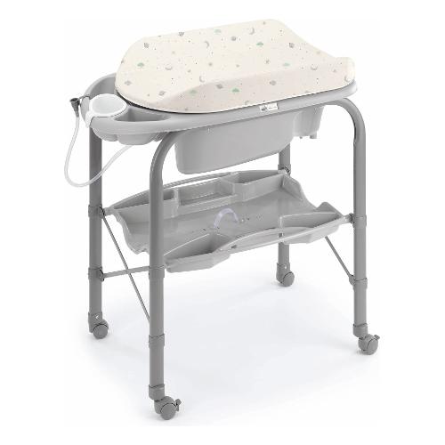 Fasciatoio pieghevole con bagnetto (95x54x104cm) CAMBIO Pianeti C209 C270