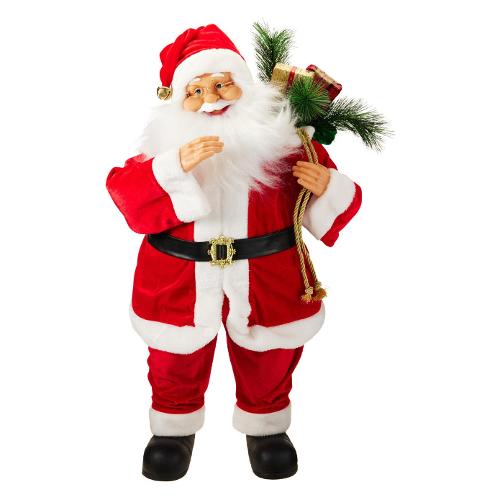 Babbo Natale (42x28x80cm) Con movimento, luci e musica ATK000670