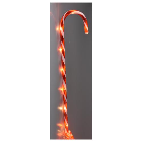 Bastoni di zucchero 8 giochi di luce (74cm) (4pz) 8 luci - LED Bianco caldo IP44 AX5360040