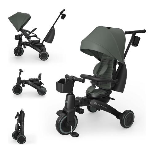 Triciclo pieghevole evolutivo 6 in 1 (105x51,5cm) JAZZ 3 Green KRJAZZ03GRE0000