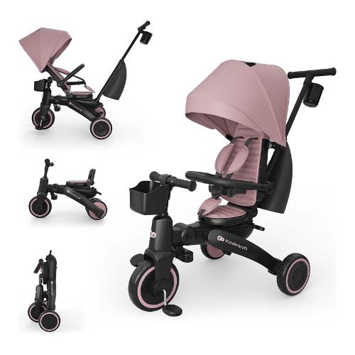 Triciclo pieghevole evolutivo 6 in 1 (105x51,5cm) JAZZ 3 Pink KRJAZZ03PNK0000