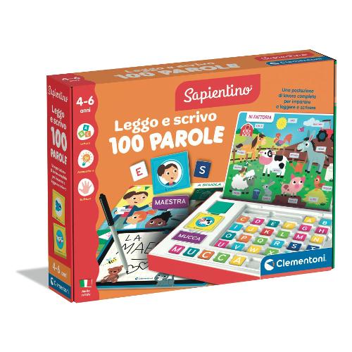 Gioco prescolare Leggo e Scrivo 100 parole 4-6a SAPIENTINO 16915