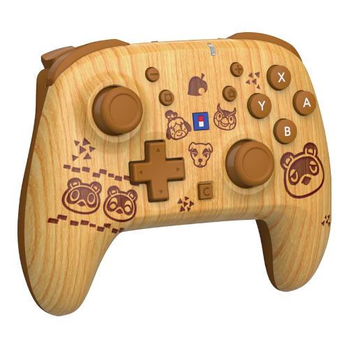 Gamepad SWITCH 2 Horipad Turbo Wireless Animal Crossing Wood brown