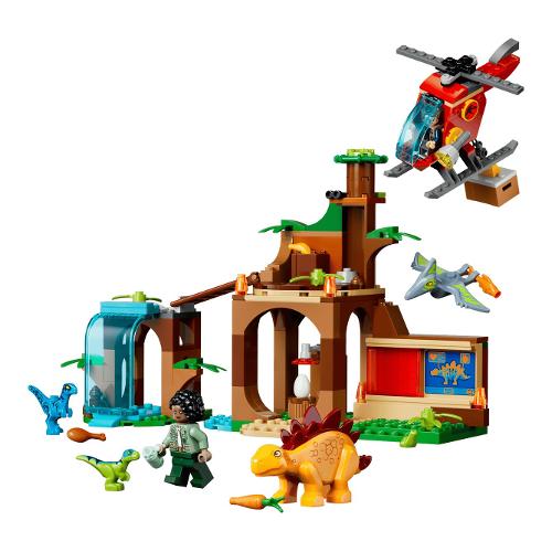 Salvataggio di Velociraptor, Stegosauro e Pteranodonte ( 171 pz ) JURASSIC WORLD 4a+ 77981