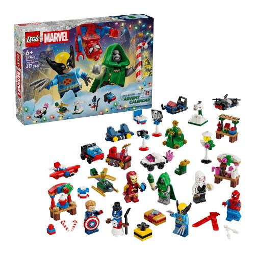Calendario dell’Avvento 2026 ( 317 pz ) MARVEL SUPER HEROES 6a+ 76340