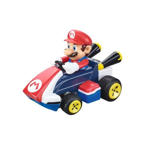 Radiocomando Mini Mario 2,4 GHZ scala 1:50 (6,2cm) MARIO KART Blu e Rosso 370430032