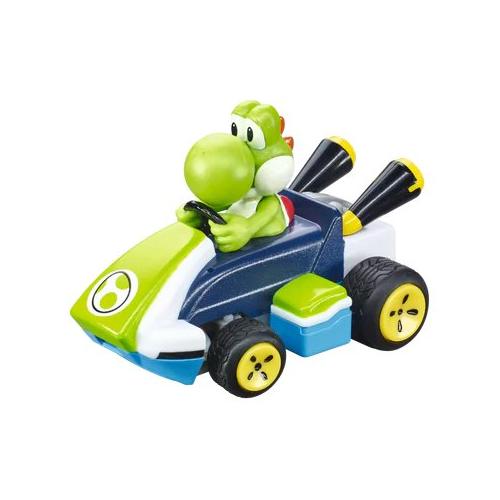 Radiocomando Mini Yoshi 2,4 GHz scala 1:50 (6,2cm) MARIO KART Verde e Blu 370430034