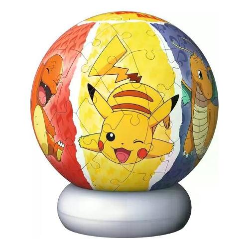 Puzzle 3D 72 pz Puzzleball Night Light 6a+ (12,9x15,9cm) POKÉMON 12008053