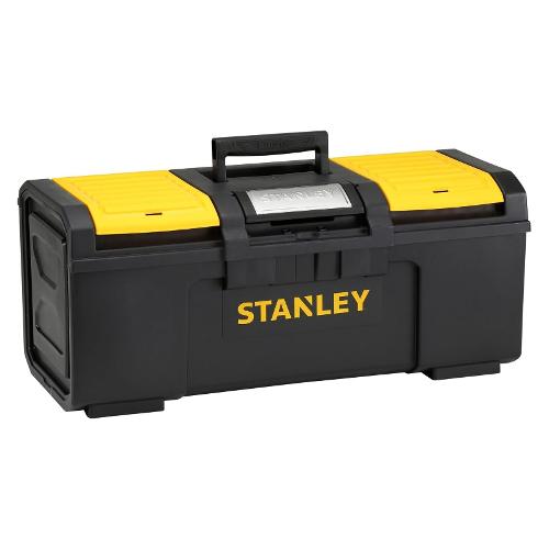 Cassetta per attrezzi con vaschetta materiale plastico (61x27x28cm) ONE TOUCH Nero e Giallo 179218