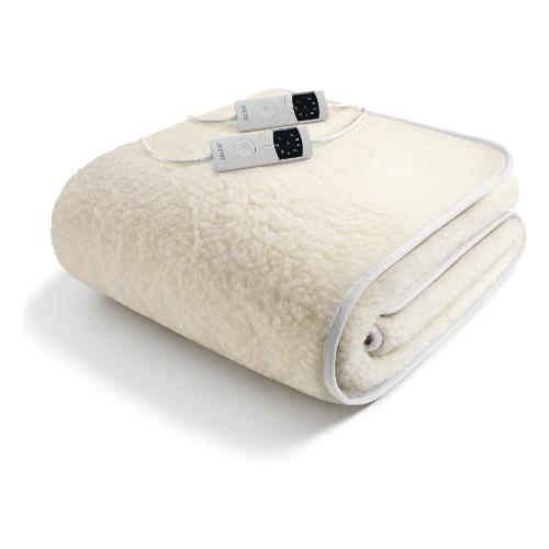 Scaldasonno ADAPTO Plus due piazze Lana e Merino White 26204
