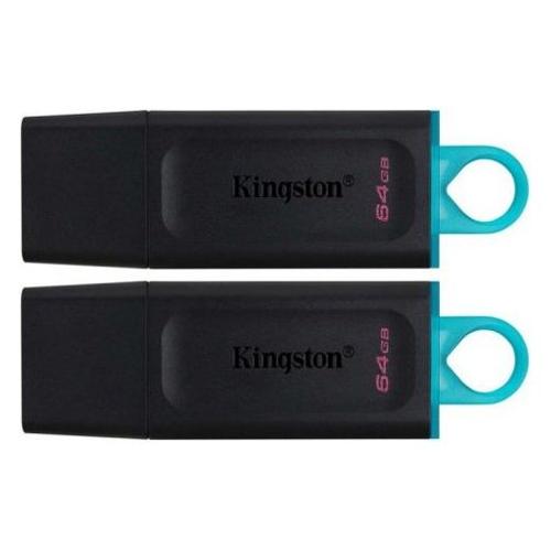 Chiavetta USB Type-A 64GB DATATRAVELER EXODIA BiPack Black e Blue DTX 64GB 2P