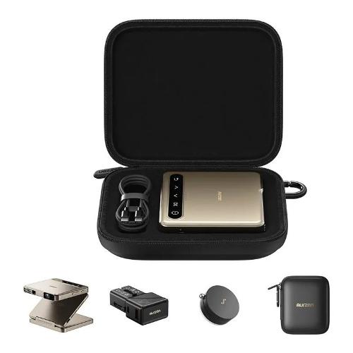 Videoproiettore (HD Ready) ZIP Tri Fold Set (Ricaricabile) Gold AU PJ ZP001M EUGD00