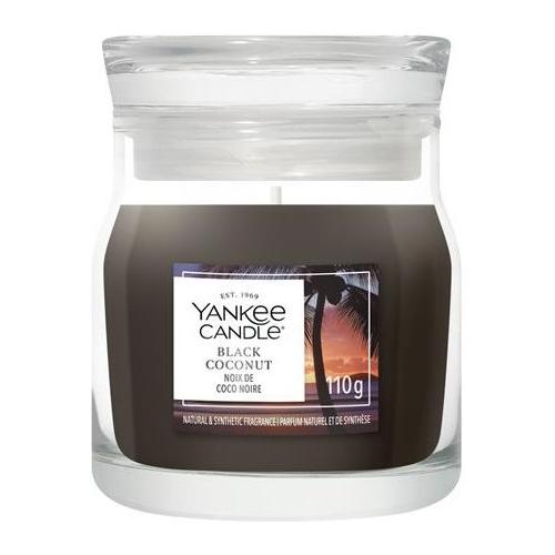 Candela profumata Black coconut (6,6x8,4cm) Giara S 20-29 ore SIGNATURE Nero 2244650