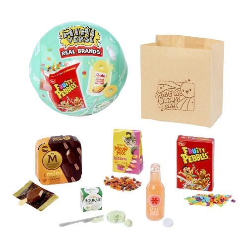 Playset Make It Snack, bevande, cibi Real Brands MINIVERSE Assortito 247951