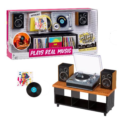 Mini giradischi Real Music Record Player mini vinile incluso MINIVERSE Assortito 254249