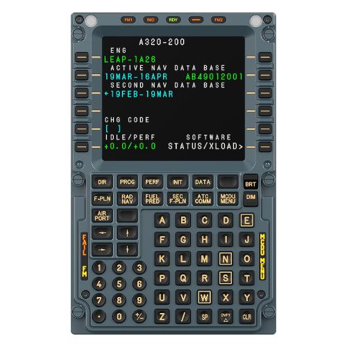 Strumentazione simulatore volo MA3F Flight Computer Display AS025