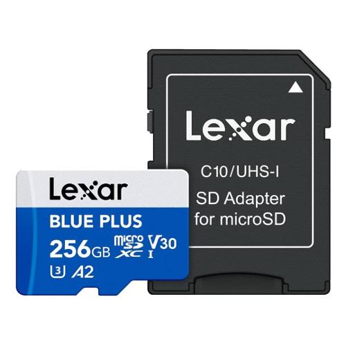 MicroSD 256GB Blue Plus LMSBLPL256G BNANG