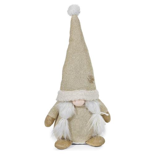 Gnomo (45cm) (1pz) Assortito Bianco e Oro 431462