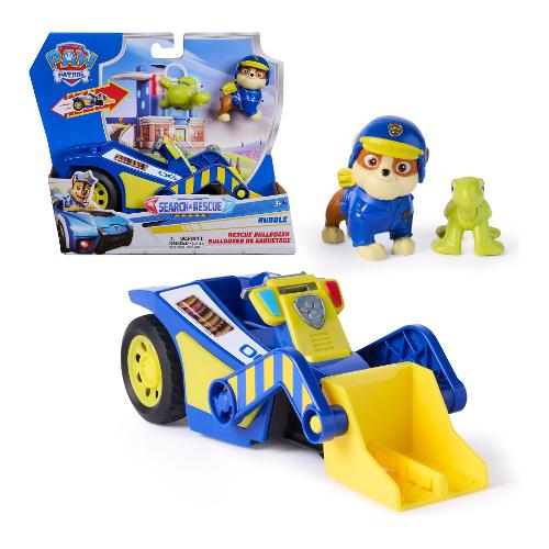 Bulldozer di salvataggio Search & Rescue con Rubble PAW PATROL Blu 6075444