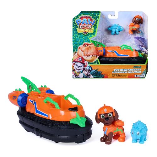 Hovercraft salvataggio con Zuma DINO MOVIE PAW PATROL Arancio e Nero 6075773