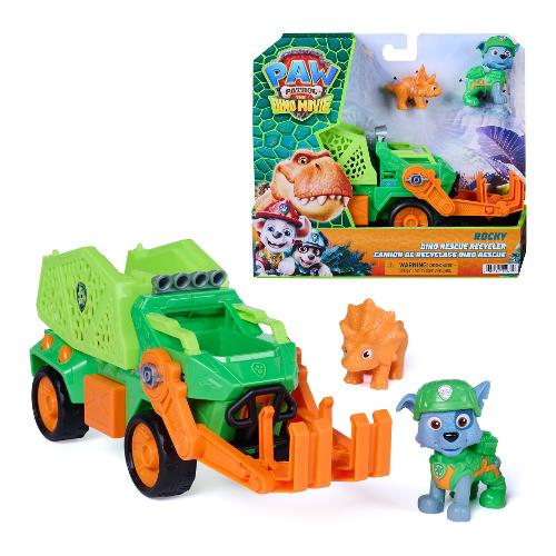 Veicolo raccolta differenziata con Rocky DINO MOVIE PAW PATROL Verde 6075772