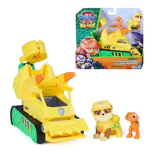 Bulldozer con Rubble DINO MOVIE PAW PATROL Giallo 6075771