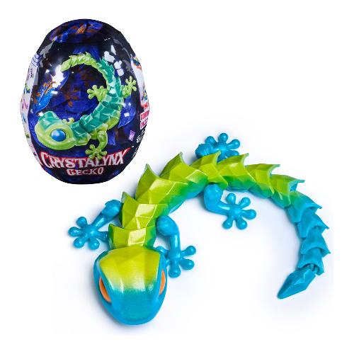 Geco snodabile con uovo sorpresa CRYSTALYNX DRAGONS Assortito 6076272